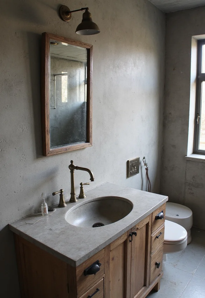12 Brushed Nickel Bathroom Faucet Ideas for a Sustainable Home - 4. Industrial Inspiration