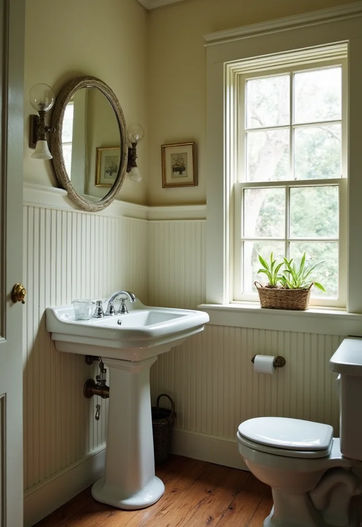 14 Bathroom Beadboard Ideas For Classic Cottage Style - 9. Beadboard Surrounds for Sinks