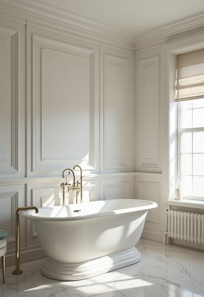14 Bathroom Crown Molding Ideas For Elegant Detail - 13. Crown Molding with Dimensional Layers