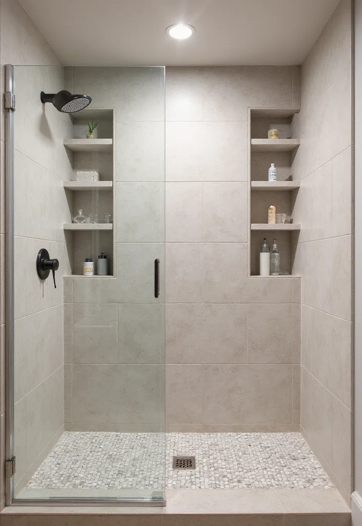 14 Bathroom Design Ideas Inspired By Montell Fish Aesthetic - 12. Chic Shower Nooks