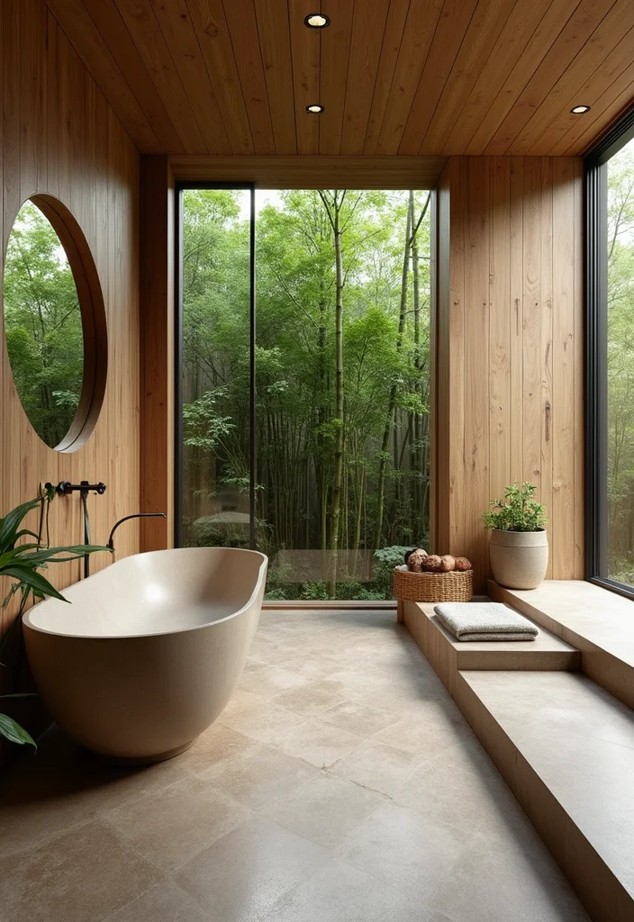 14 Bathroom Design Ideas Inspired By Montell Fish Aesthetic - 3. Organic Textures