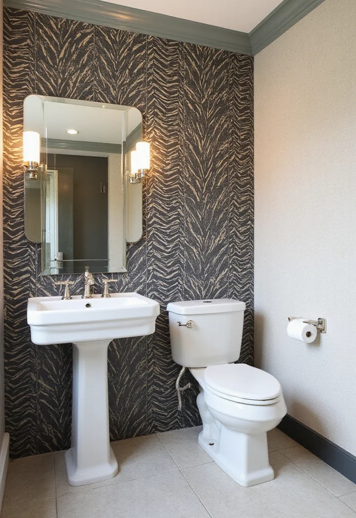 14 Bathroom Design Ideas Inspired By Montell Fish Aesthetic - 6. Bold Patterns