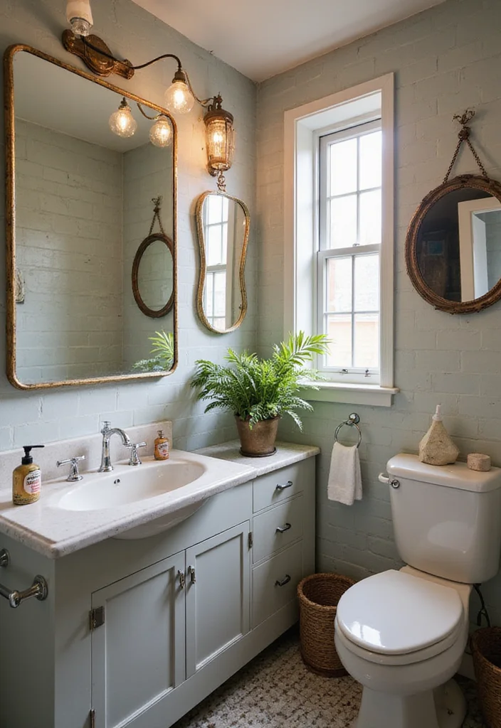 14 Bathroom Design Ideas Inspired By Montell Fish Aesthetic - 7. Vintage Finds