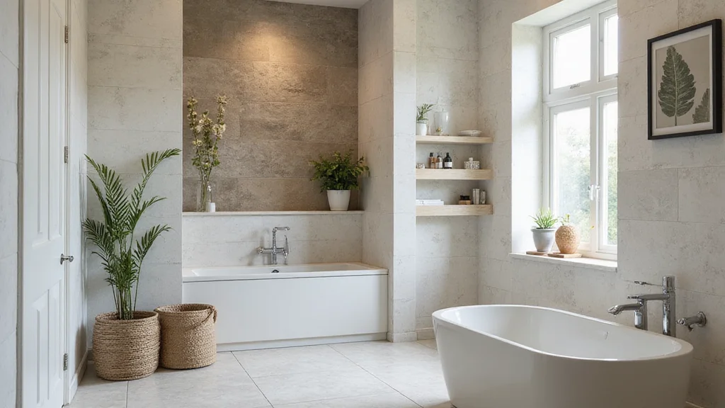 14 Bathroom Half Wall Ideas That Add Character