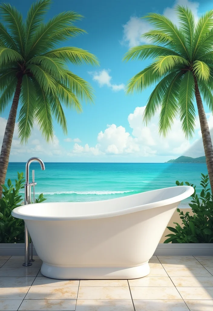 14 Bathroom Mural Ideas With Artistic Impact - 1. Nature’s Embrace