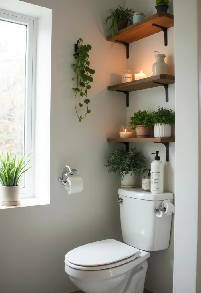 14 Bathroom Standing Shelf Ideas For Extra Storage - 3. Corner Shelf Unit