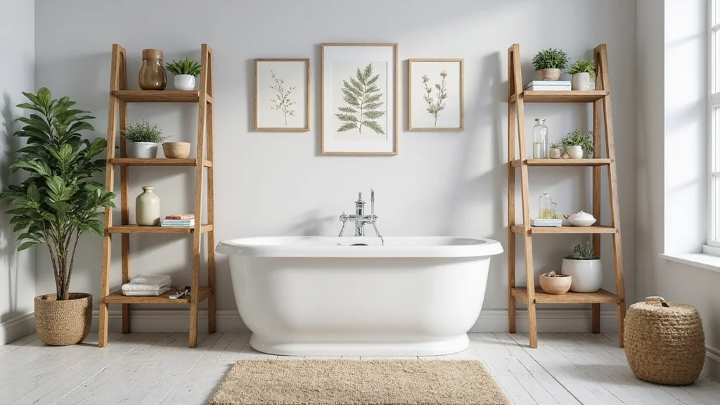 14 Bathroom Standing Shelf Ideas For Extra Storage