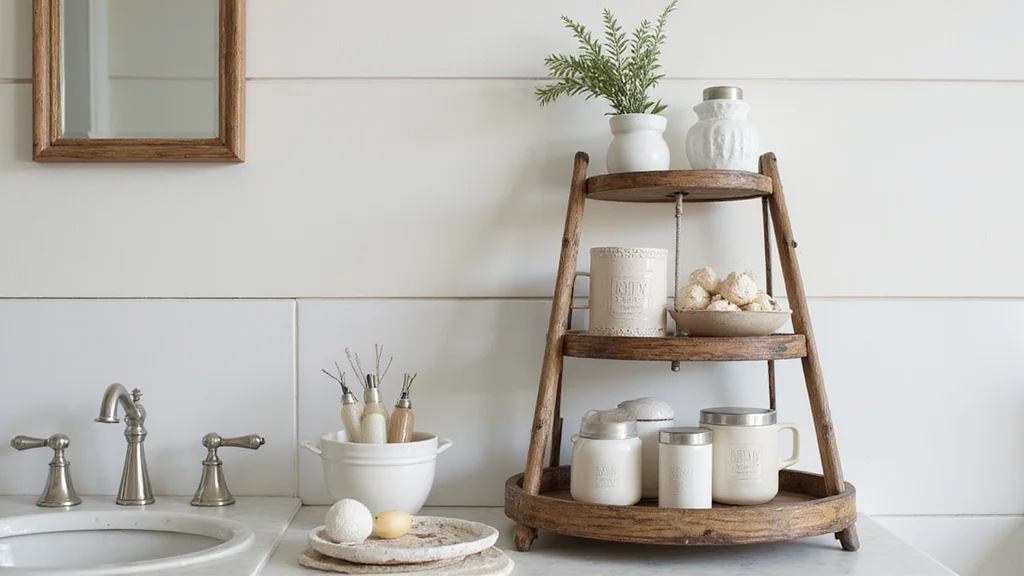 14 Bathroom Tiered Tray Decor Ideas For Cute Organisation