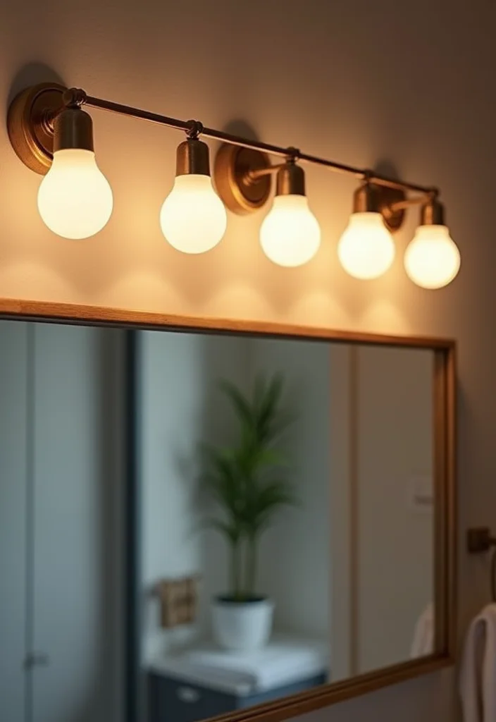 14 Bathroom Vanity Lighting Ideas That Brighten Your Space - 1. LED Vanity Lights for Energy Efficiency