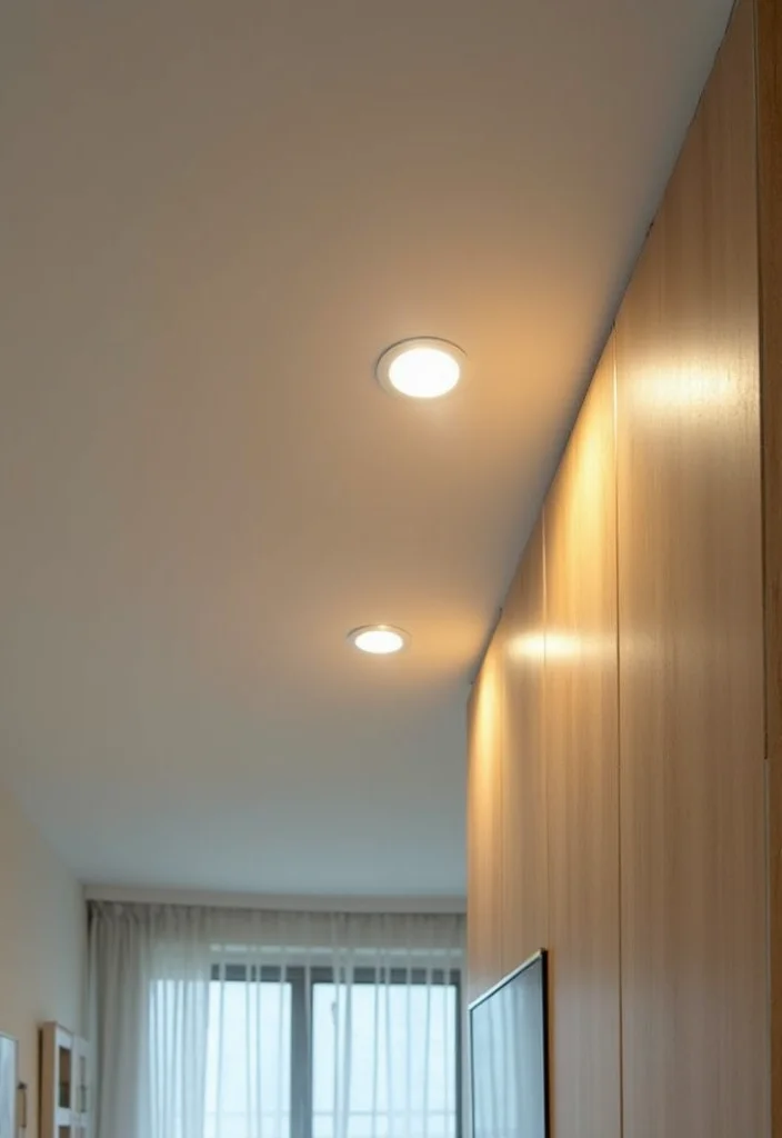 14 Bathroom Vanity Lighting Ideas That Brighten Your Space - 12. Recessed Lighting for a Sleek Look