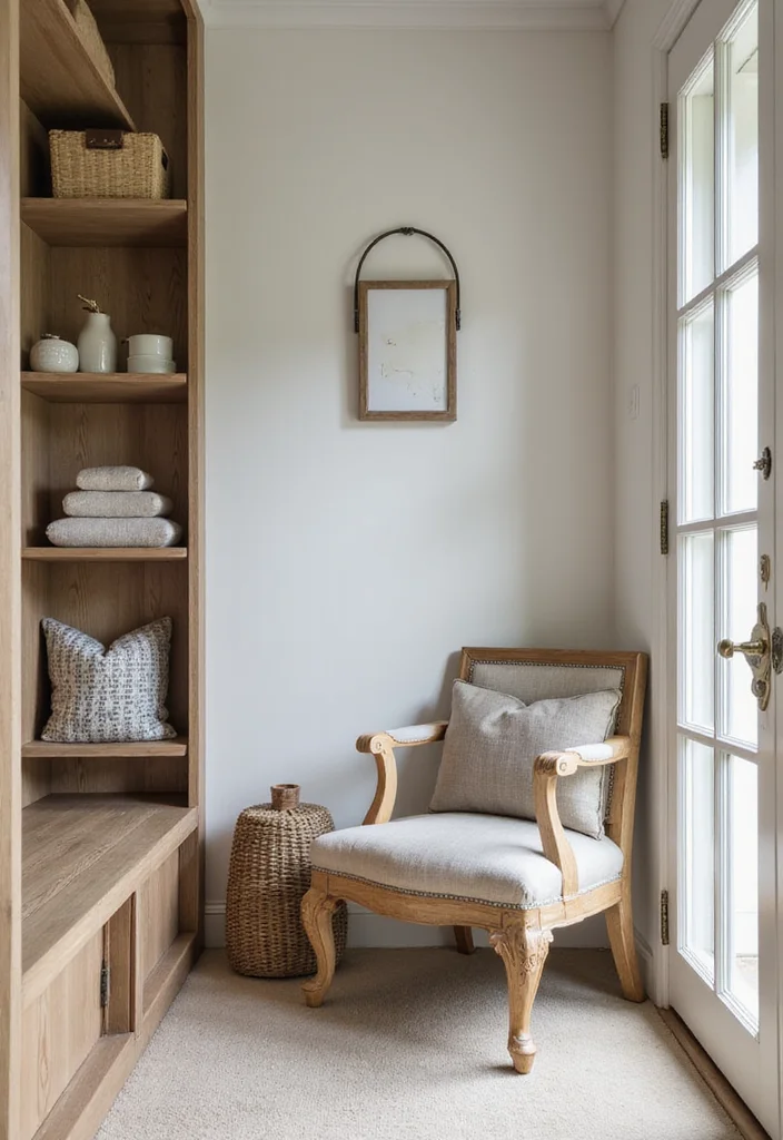 14 Combined Bathroom And Dressing Room Ideas - 4. Cozy Corner Nooks