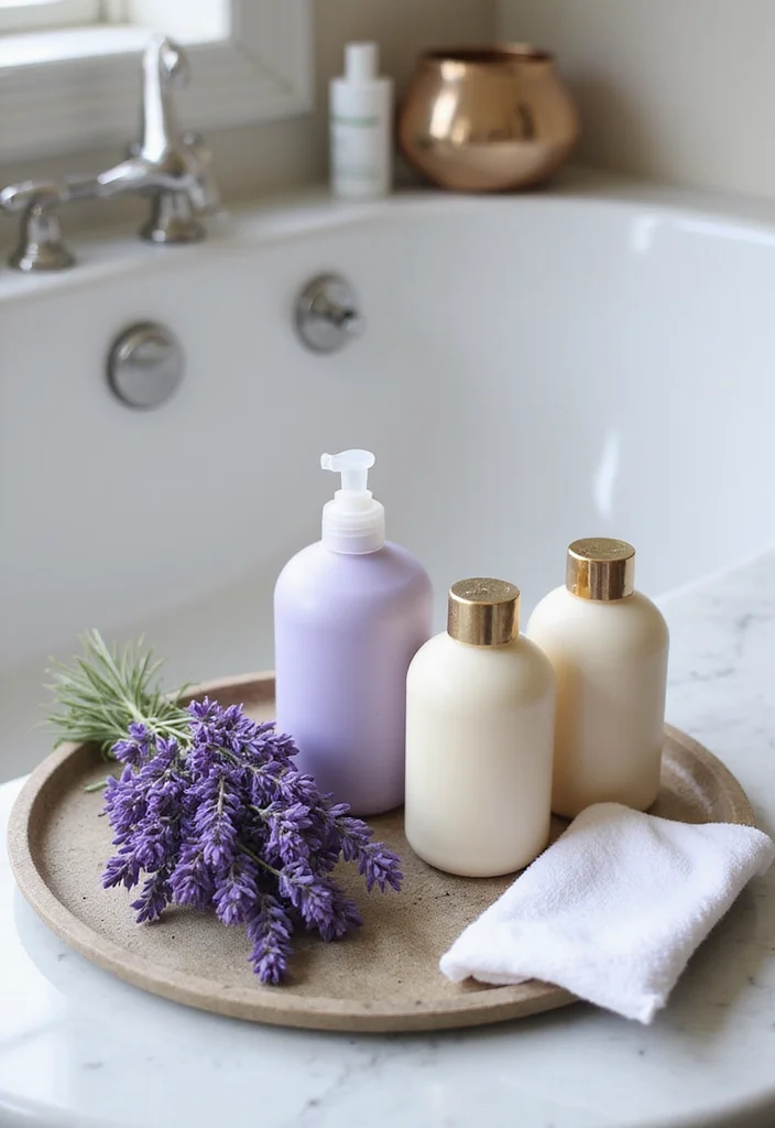 14 Lavender Bathroom Decor Ideas With Calm Vibes - 13. Lavender Bath Envy