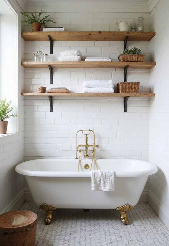 14 Old Bathroom Ideas That Look Beautiful Again - 1. Classic White Subway Tiles