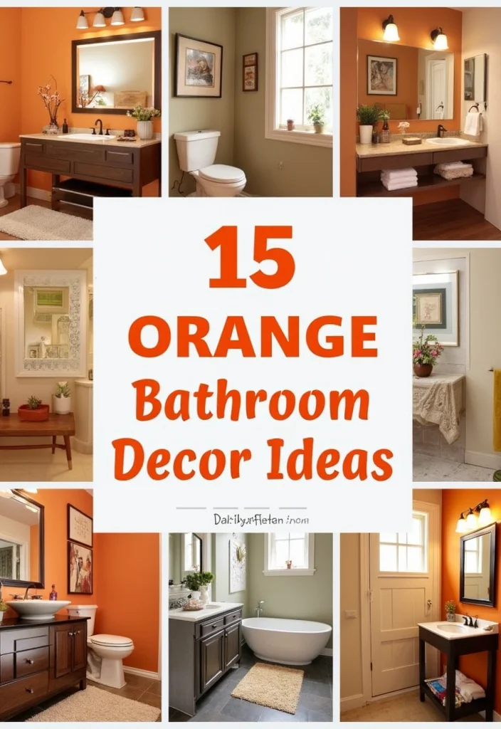 14 Orange Bathroom Decor Ideas With Bright Cheer - Conclusion