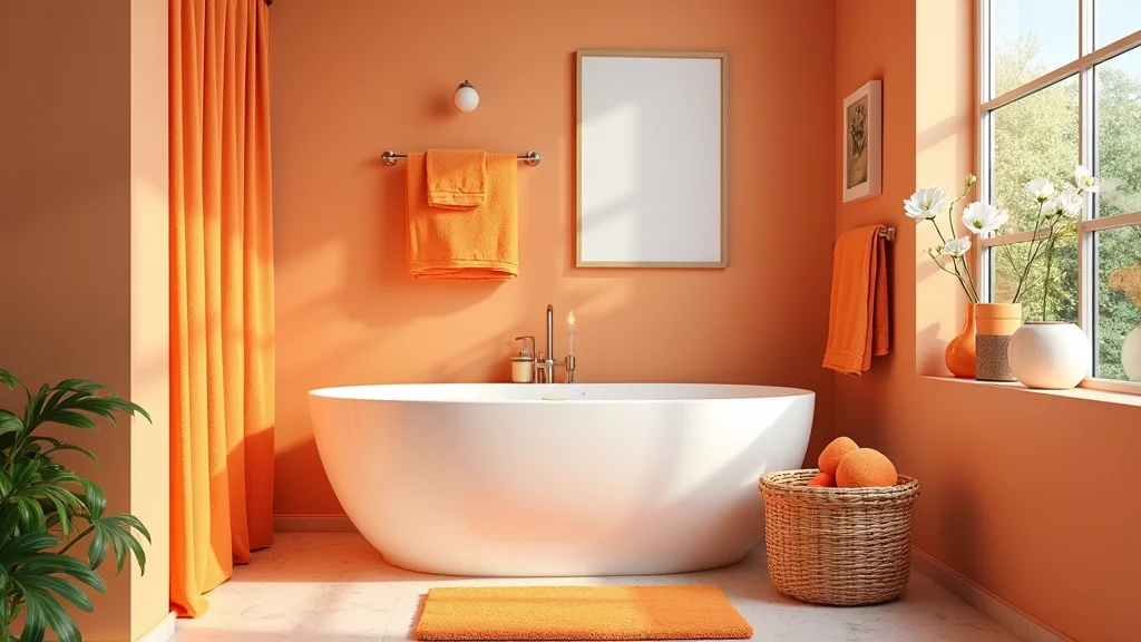 14 Orange Bathroom Decor Ideas With Bright Cheer