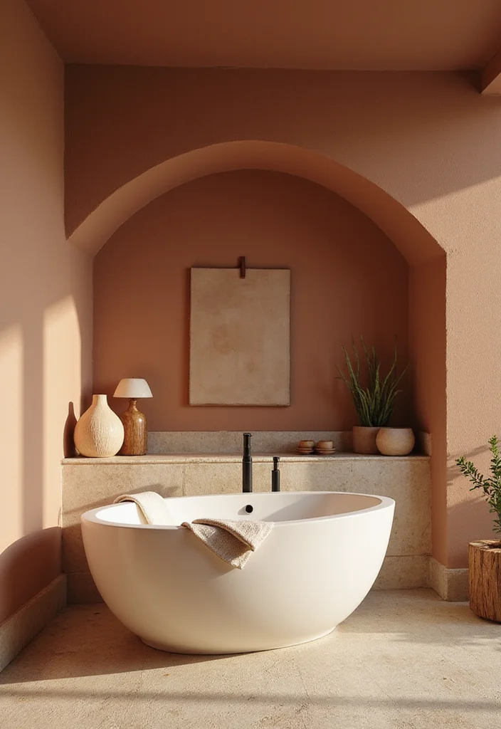 14 Zen Bathroom Decor Ideas For A Calm Retreat - 1. Embrace Earthy Tones