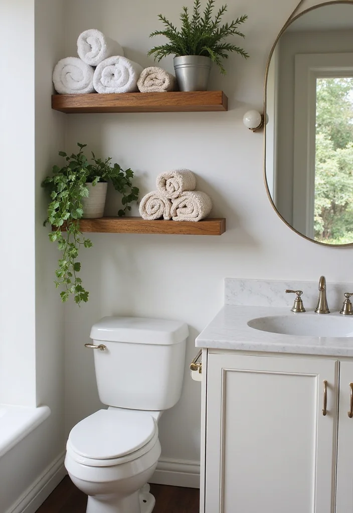 14 Zen Bathroom Decor Ideas For A Calm Retreat - 7. Use Open Shelving