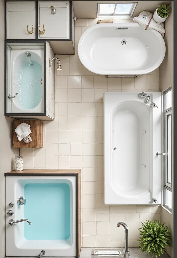 16 Big Bathroom Ideas For A Master Suite Retreat - 12. Spacious Layouts with Defined Zones