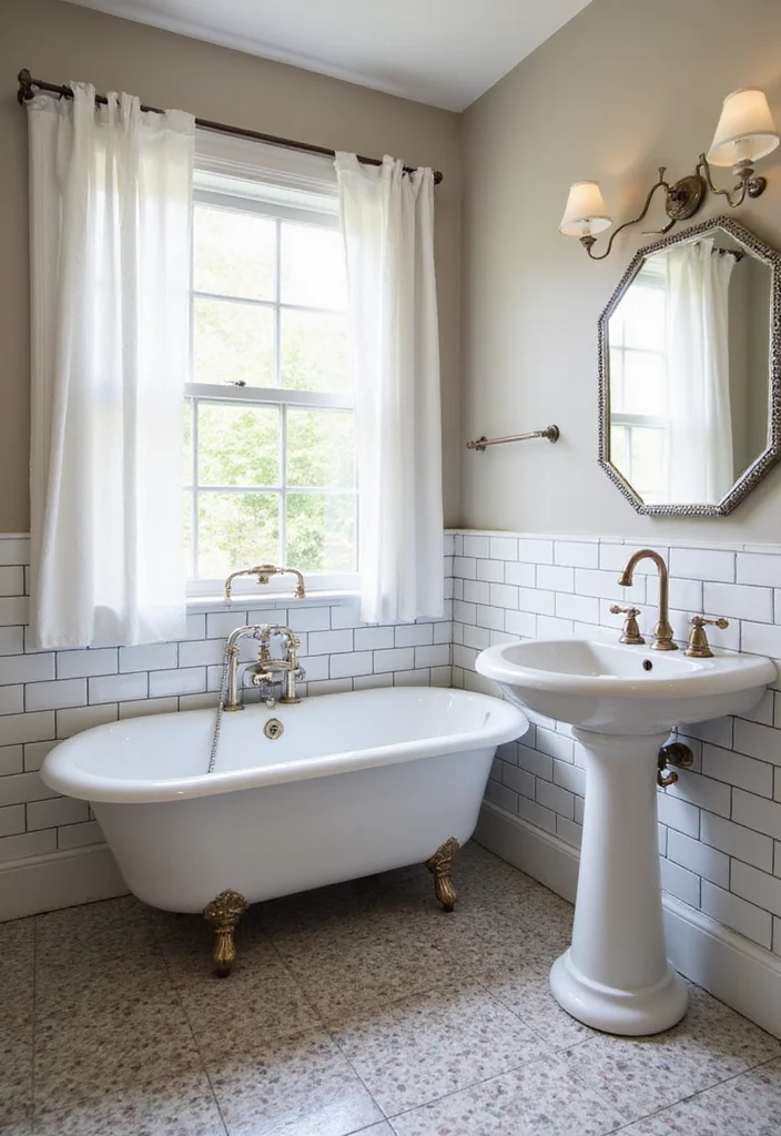 18 Tile Bathroom Ideas For Every Aesthetic - 4. Classic Subway Tiles with a Twist