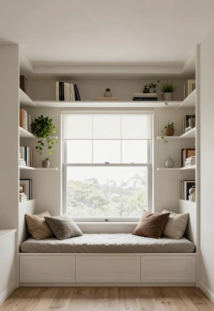 16 Low Ceiling Bedroom Ideas: Cozy and Clever Design - 6. Utilize Built-In Shelving 1