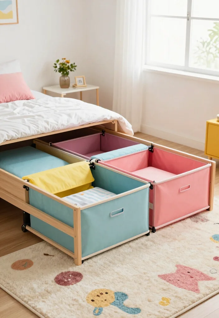 16 Small Boys Bedroom Ideas Space Saving and Fun - 4. Under-Bed Storage Solutions 1