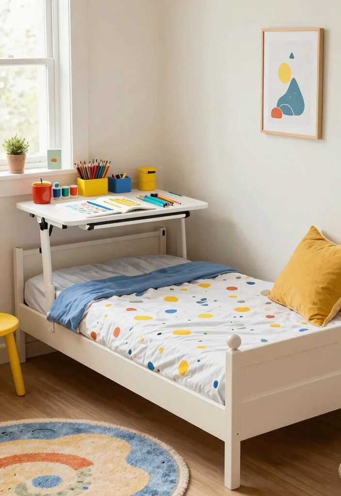 16 Small Boys Bedroom Ideas Space Saving and Fun - 5. Multi-functional Furniture 1