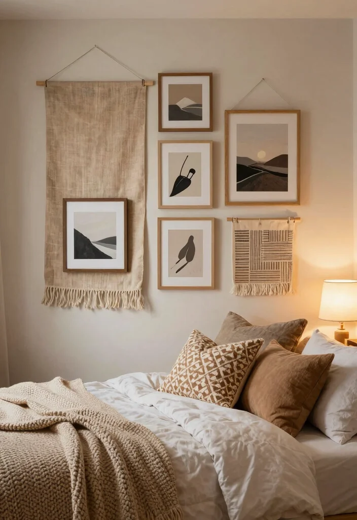 16 Wall Posters Bedroom Printables Ideas Easy Decor Update - 13. Layered Textures 1