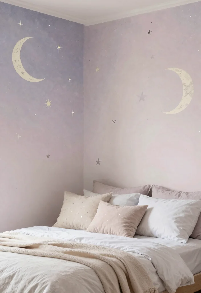 16 Wall Posters Bedroom Printables Ideas Easy Decor Update - 16. Whimsical Celestial Prints 1