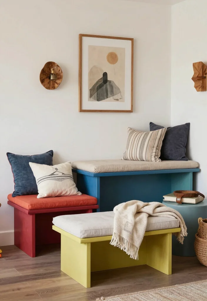 17 Bedroom Bench With Storage Ideas: Practical and Elegant - 13. Modular Bench System 1