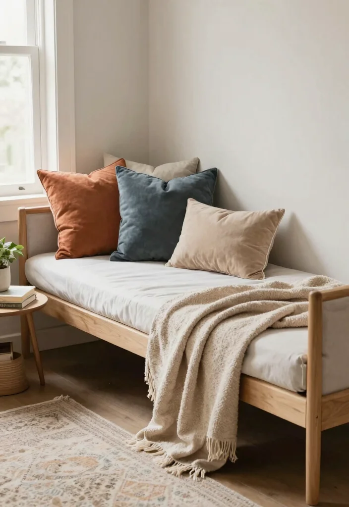 17 Bedroom Bench With Storage Ideas: Practical and Elegant - 9. Multi-Functional Daybed Bench 1