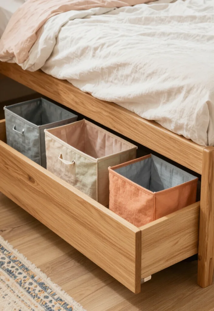 17 Bedroom Storage for Small Rooms: Smart Space Saving Ideas - 1. Under-Bed Storage Solutions 1