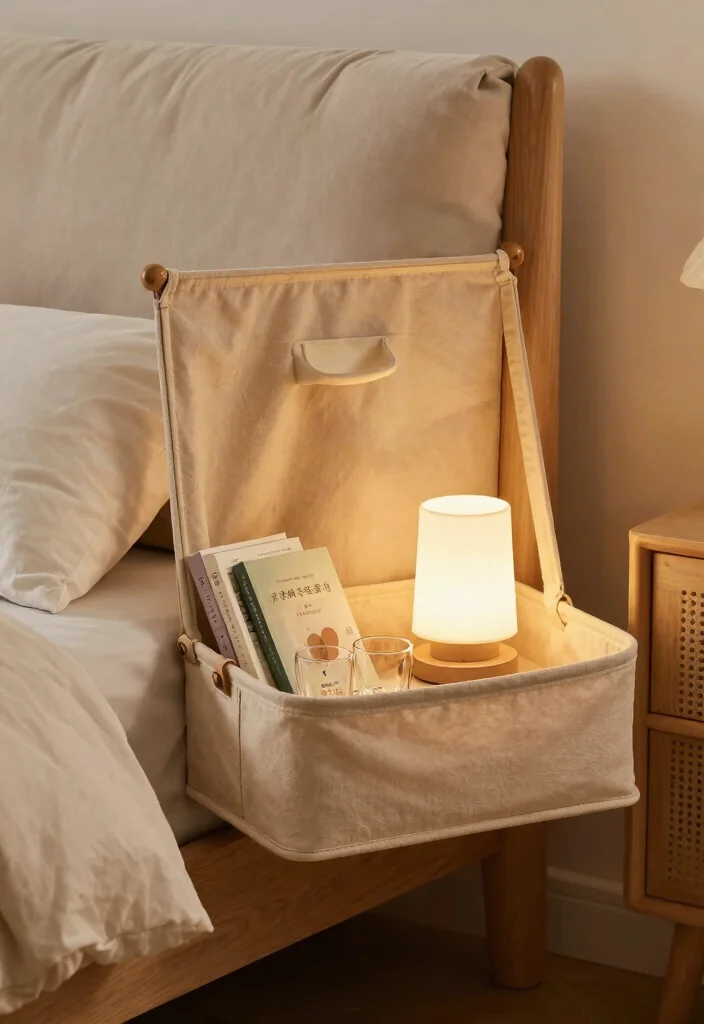 17 Bedroom Storage for Small Rooms: Smart Space Saving Ideas - 10. Bedside Caddies 1