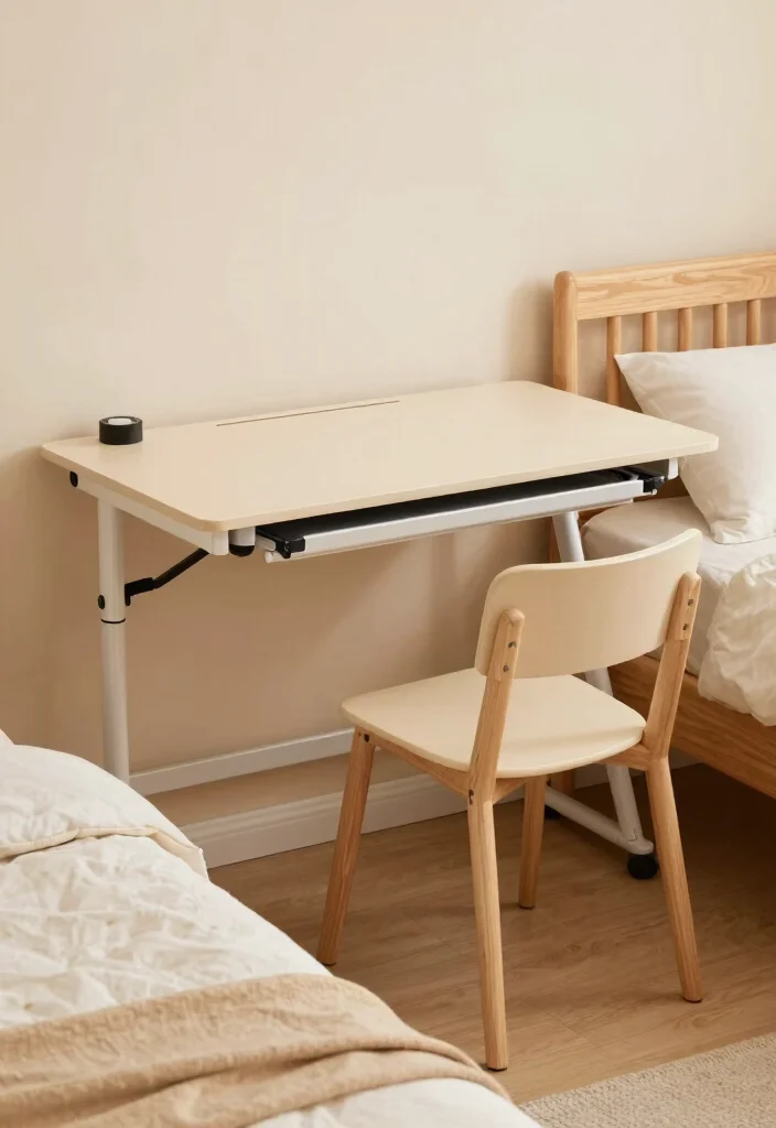 17 Bedroom Storage for Small Rooms: Smart Space Saving Ideas - 15. Foldable Furniture 1