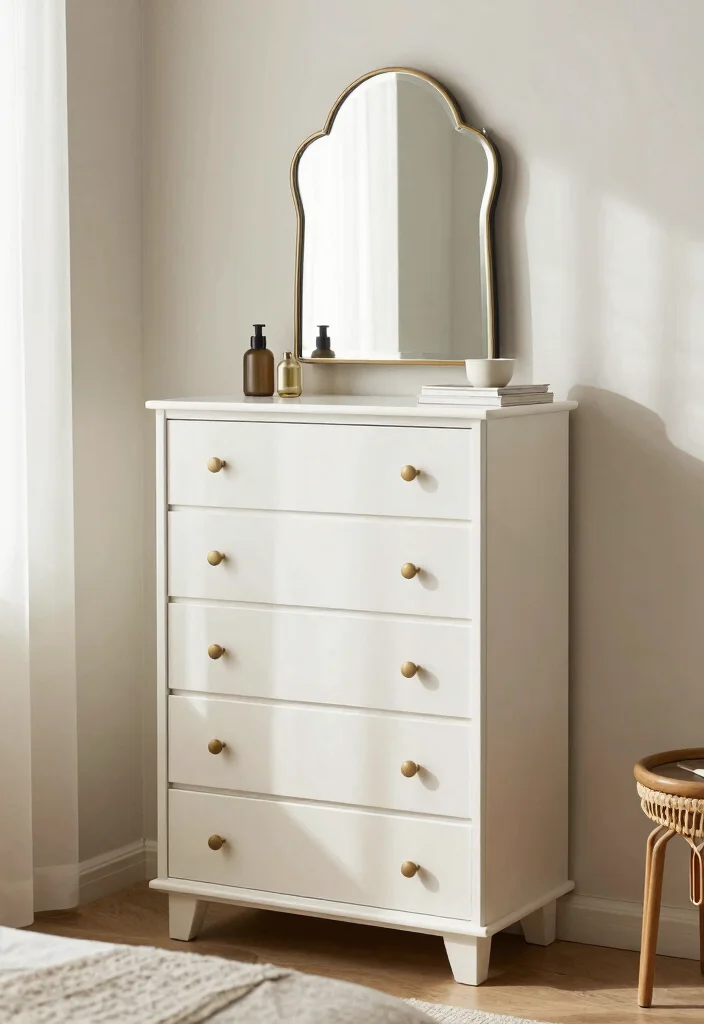 17 Bedroom Storage for Small Rooms: Smart Space Saving Ideas - 16. Vertical Dressers 1