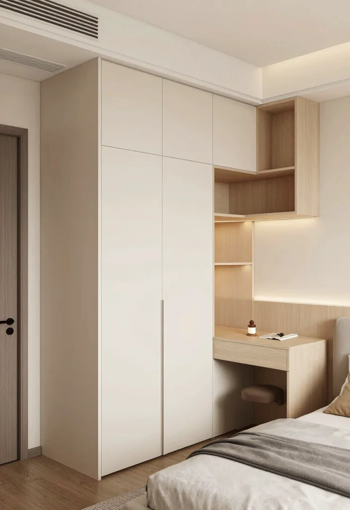 17 Bedroom Storage for Small Rooms: Smart Space Saving Ideas - 8. Built-In Furniture 1