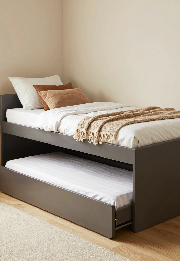 17 Bedroom Storage for Small Rooms: Smart Space Saving Ideas - 9. Trundle Beds 1