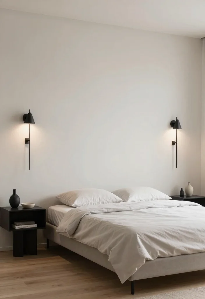 17 Bedroom Wall Lights Beside Bed Ideas Modern and Cozy - 1. Minimalist Wall Sconces 1