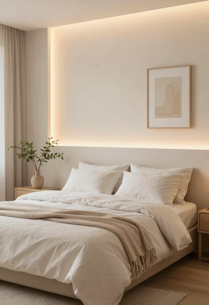 17 Bedroom Wall Lights Beside Bed Ideas Modern and Cozy - 15. Soft Glow Wall Panels 1
