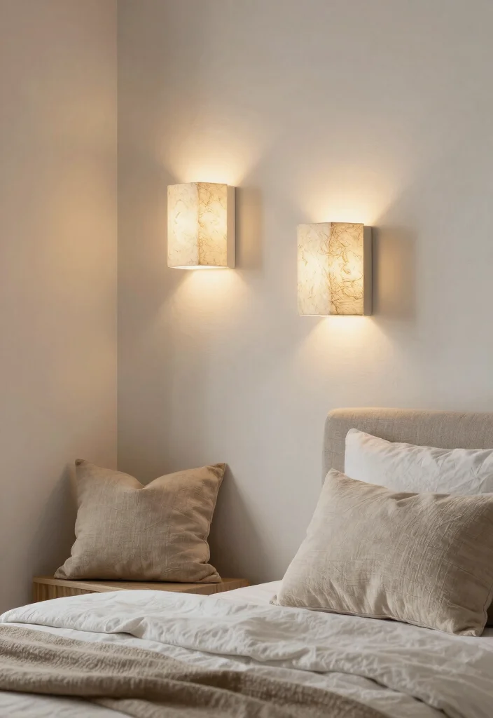 17 Bedroom Wall Lights Beside Bed Ideas Modern and Cozy - 16. Textured Wall Sconce Designs 1