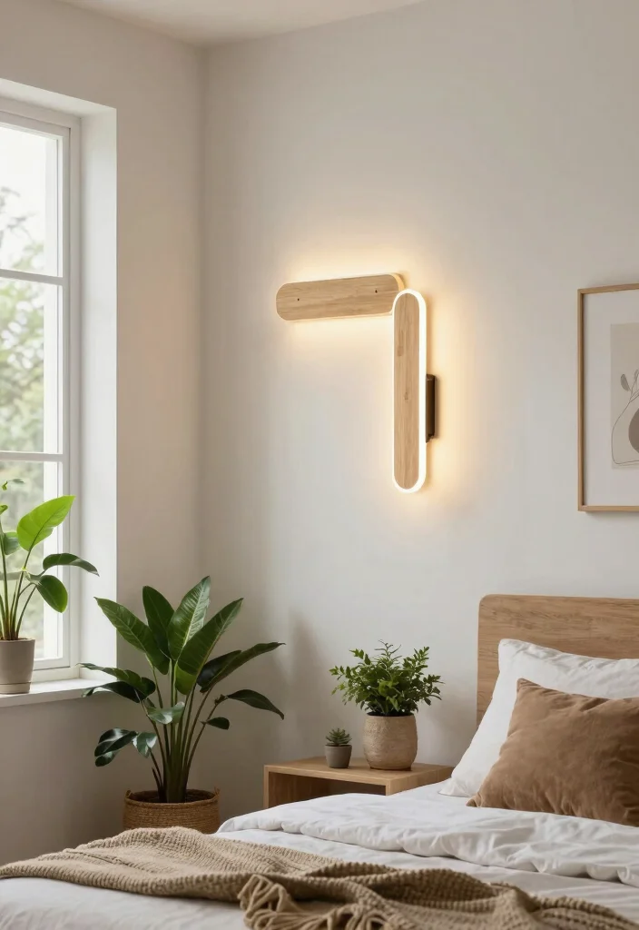 17 Bedroom Wall Lights Beside Bed Ideas Modern and Cozy - 17. Eco-Friendly Lighting Options 1