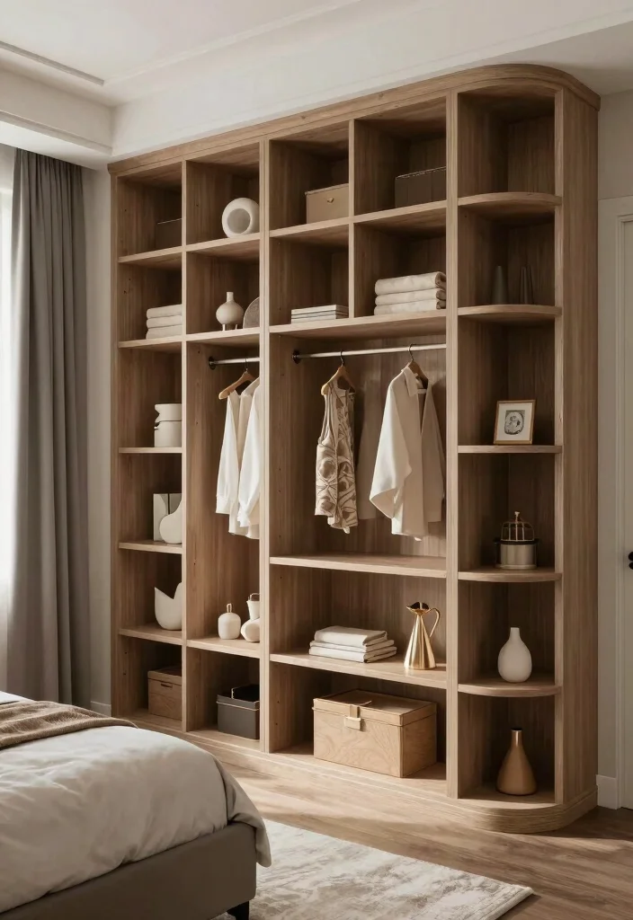 17 Cube Storage Ideas for a Modern Bedroom - 15. Custom Built-In Cube Storage 1