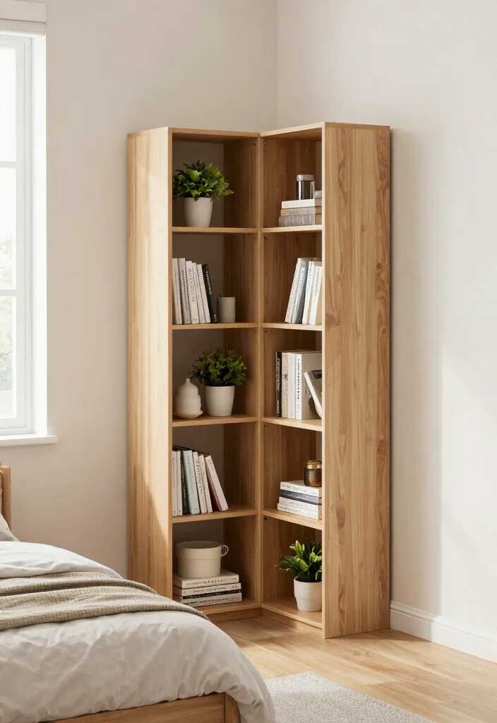 17 Cube Storage Ideas for a Modern Bedroom - 7. Corner Cube Storage Units 1