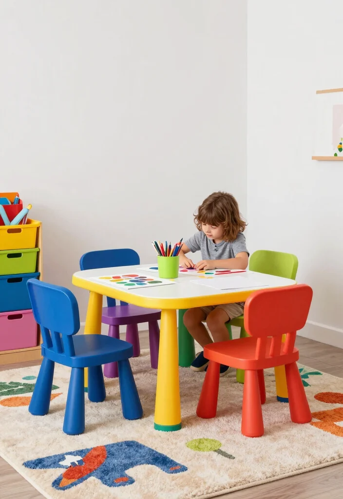 17 Small Shared Kids Bedroom Ideas Functional and Cute - 17. Collaboration Spaces 1