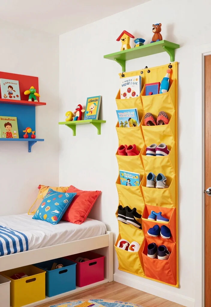 17 Small Shared Kids Bedroom Ideas Functional and Cute - 3. Creative Storage Solutions 1