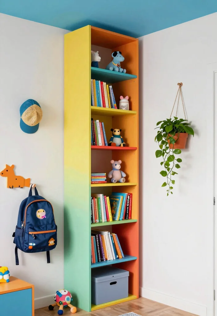 17 Small Shared Kids Bedroom Ideas Functional and Cute - 8. Creative Use of Vertical Space 1