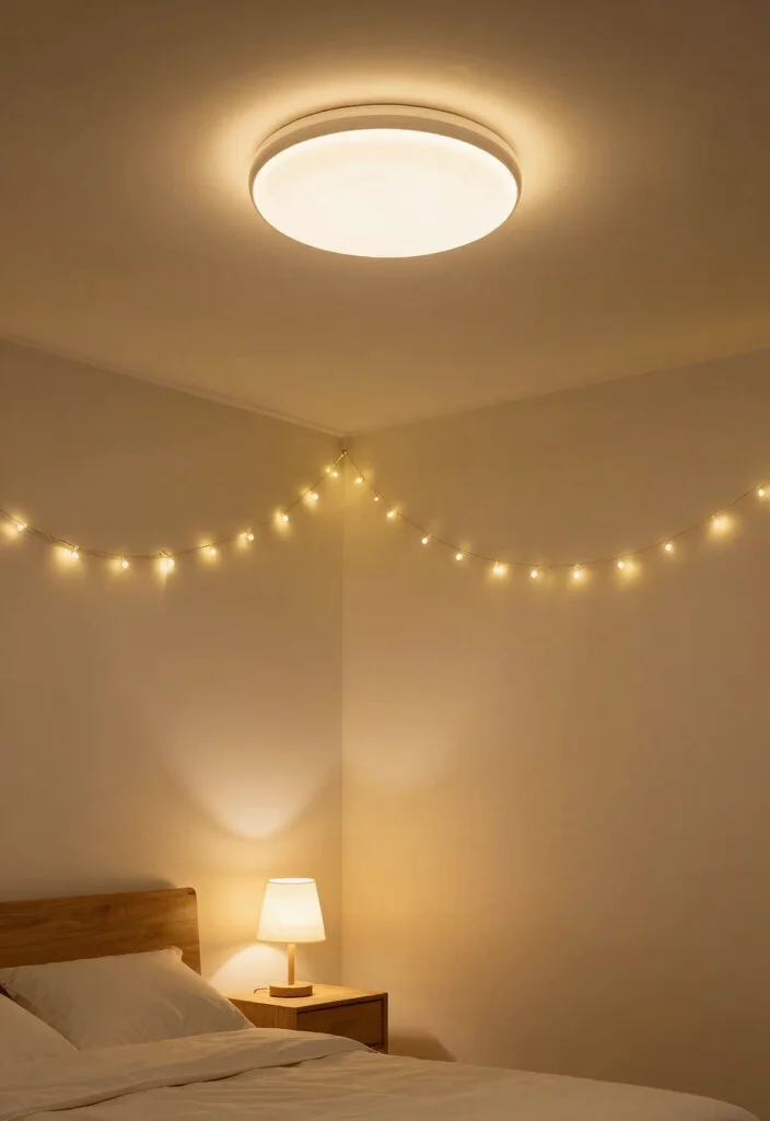 18 Bedroom Ideas for Small Spaces That Maximize Every Inch - 15. Smart Lighting: Set the Mood 1