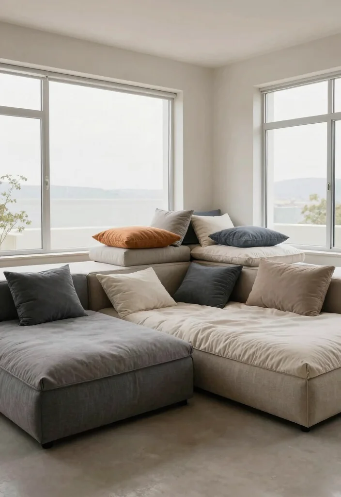 18 No Bed Bedroom Ideas for Creative Minimal Living - 12. Modular Furniture Systems 1