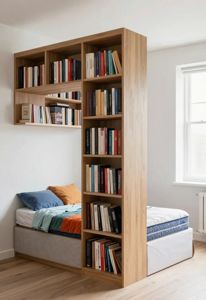 18 No Bed Bedroom Ideas for Creative Minimal Living - 13. Creative Divider Spaces 1