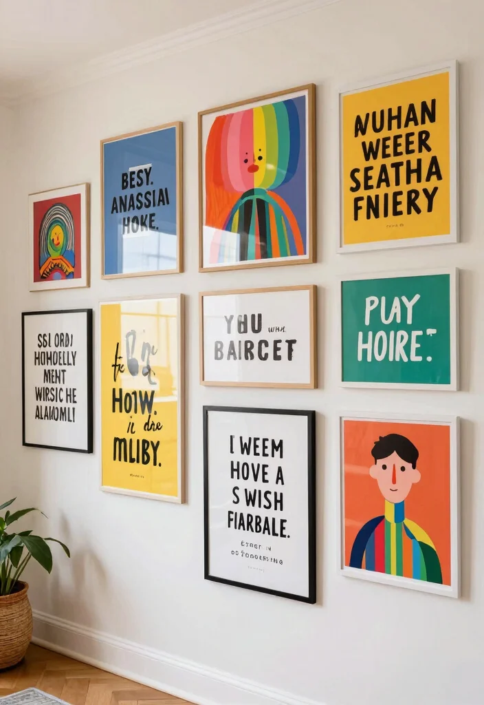 18 No Bed Bedroom Ideas for Creative Minimal Living - 16. Inspirational Wall Art 1