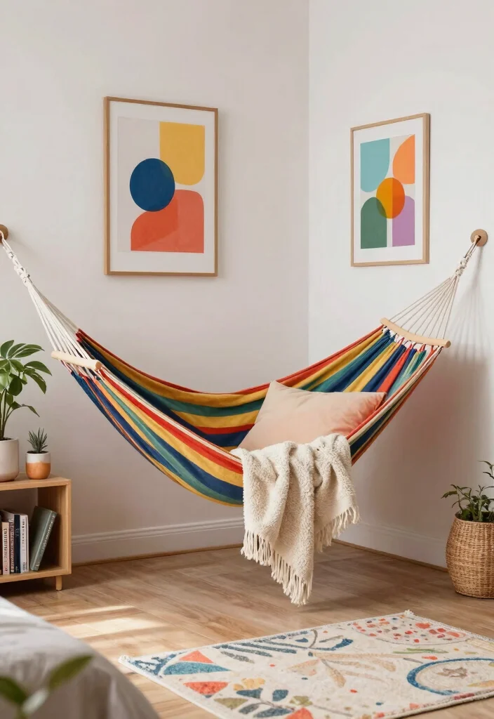 18 No Bed Bedroom Ideas for Creative Minimal Living - 7. Hammocks as Beds 1